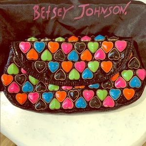 Betsey Johnson 💗❤️💜 clutch purse